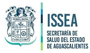 Emblema de ISSEA, Aguascalientes incluido en la documentación empresarial